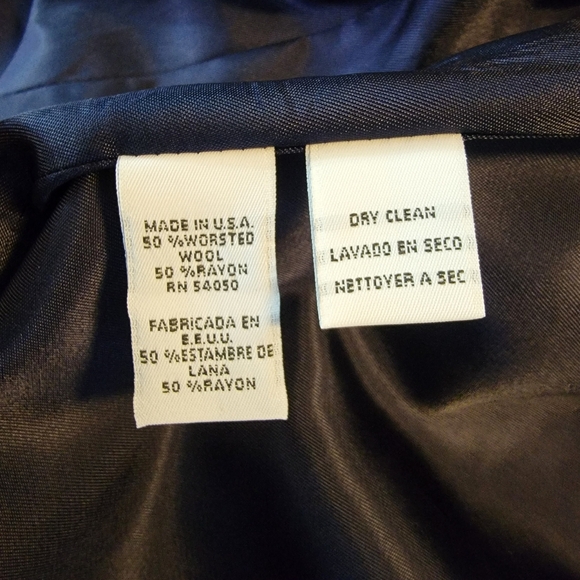 Rena Rowan for Saville VINTAGE Green Red Plaid Wool Blazer Jacket Size 6 - Picture 7 of 7